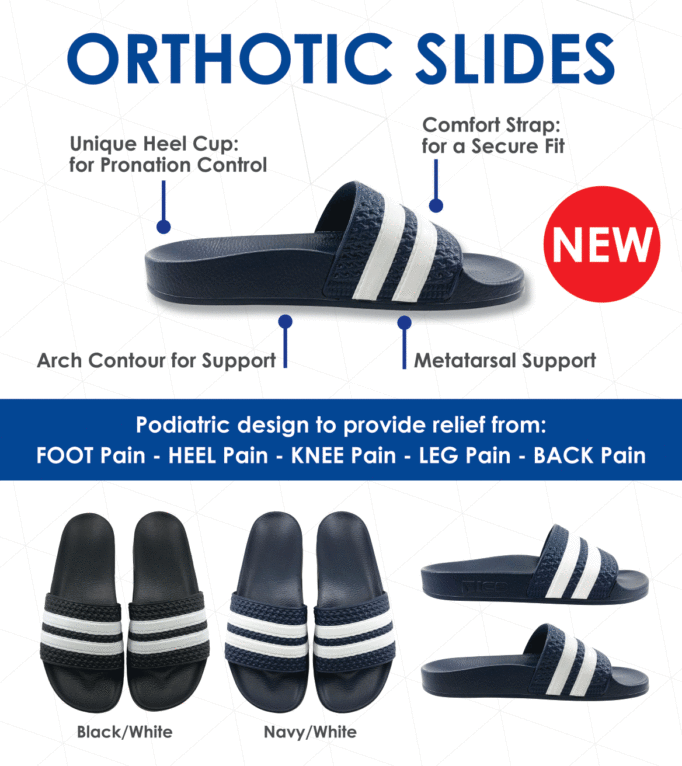Orthopedische Slippers BLAUW
